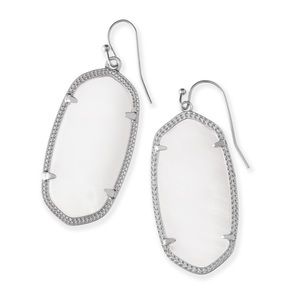 Kendra Scott Silver White Pearl